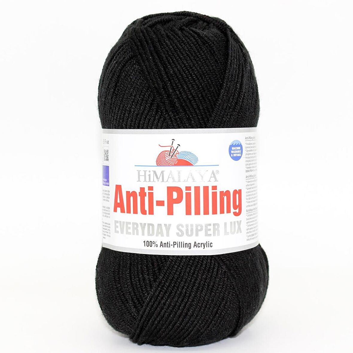 Himalaya Everyday Super Lux Anti Pilling El Örgü İpliği - 73430 Siyah