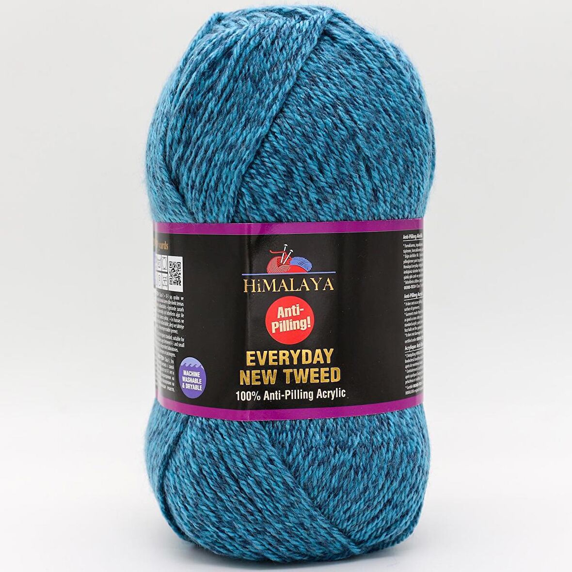 Himalaya Everyday New Tweed Anti Pilling El Örgü İpliği - 75107 Mavi