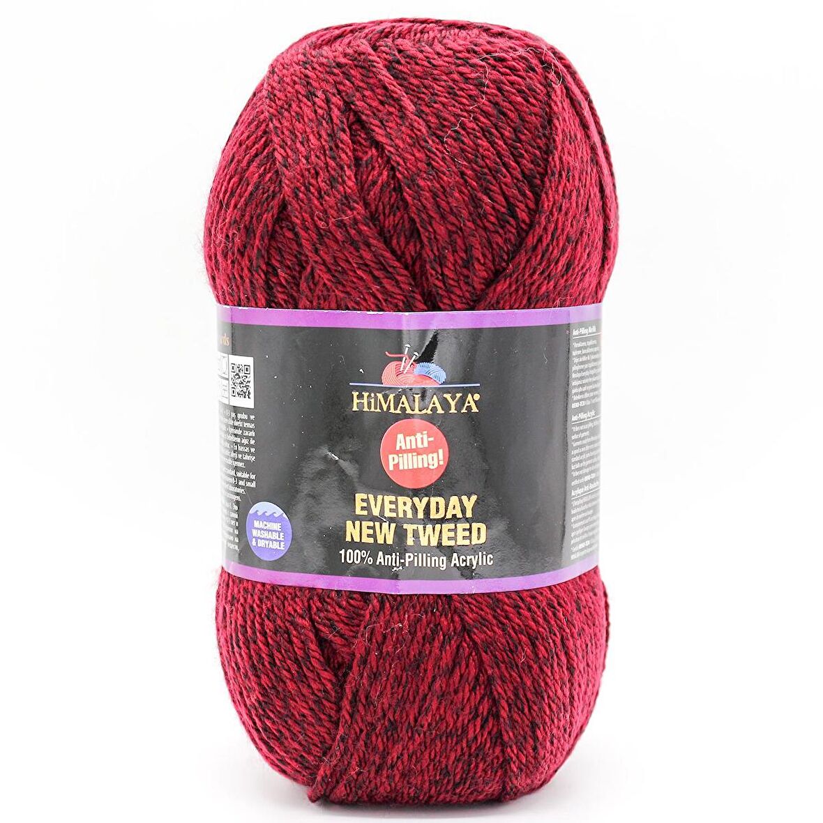 Himalaya Everyday New Tweed Anti Pilling El Örgü İpliği - 75117 Bordo