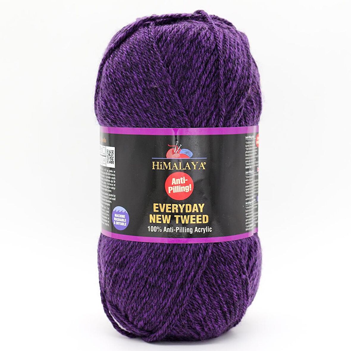 Himalaya Everyday New Tweed Anti Pilling El Örgü İpliği - 75115 Mor