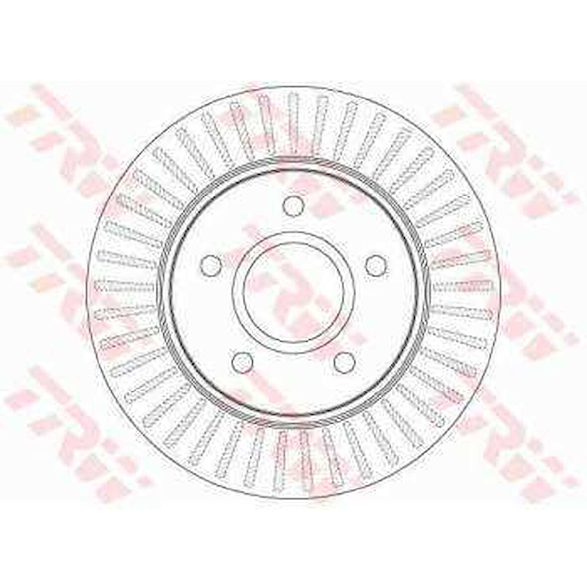Fiat Fren Diski Ön - Fren Diski Ön - Trw Df6253s