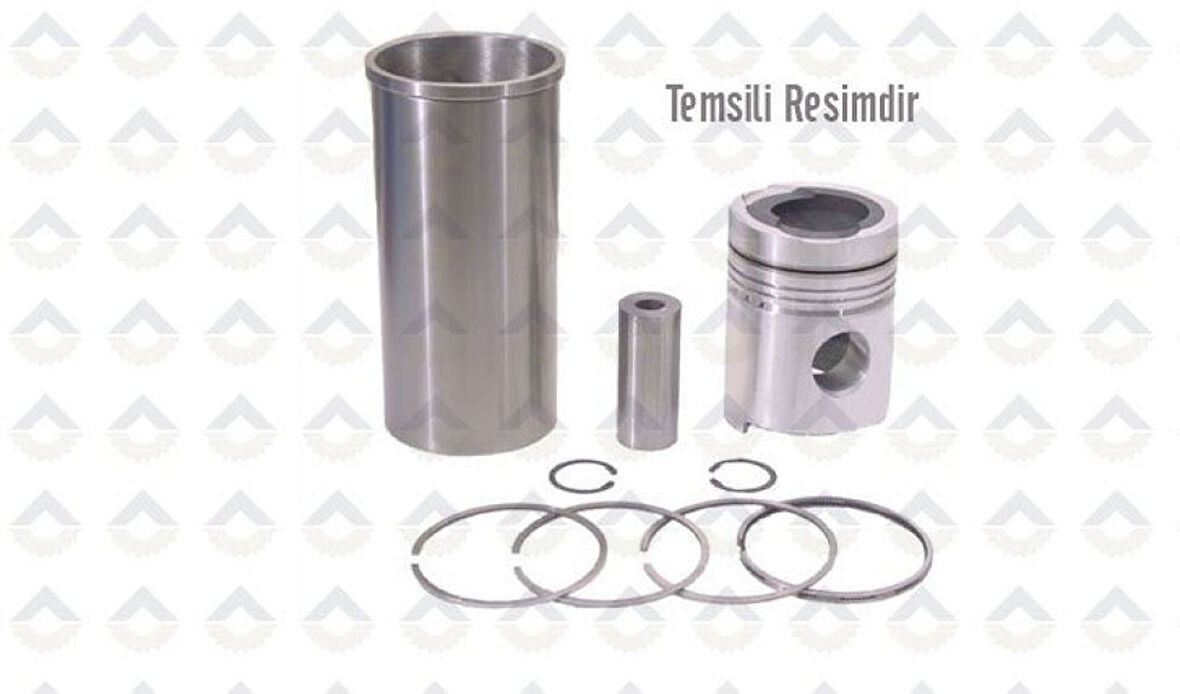 Renault Motor Piston+segman Clio Kangoo (pim Capı 26mm) (1.5 DCI K9k Bp) [(76.00mm Std (+100mm)] - Yenmak 36-04164-100