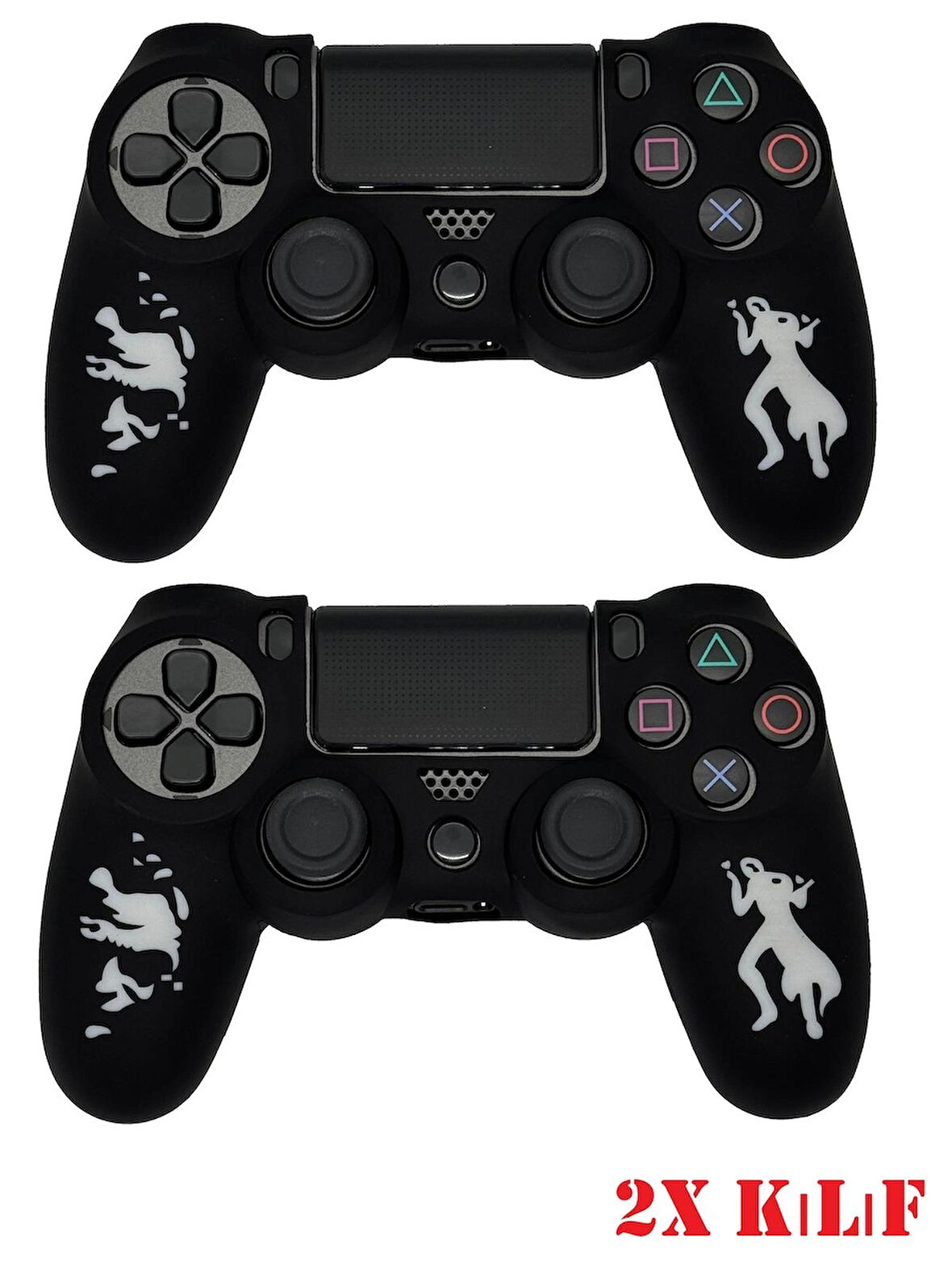  Playstation 4 Desenli Renkli Kol Koruyucu Silikon Kılıf  Ps4 Kol Kılıfı