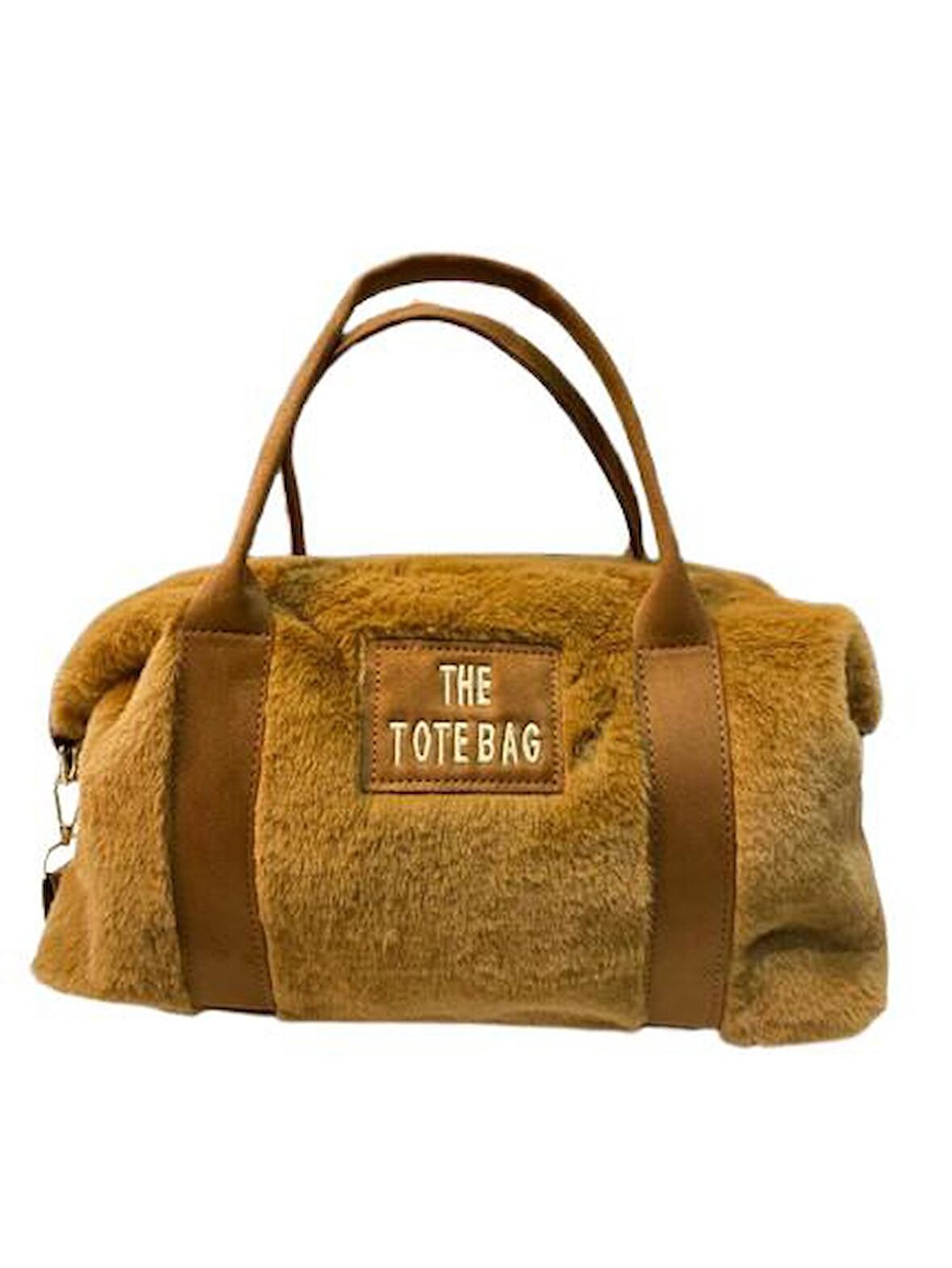 THE TOTE BAG Peluş Askılı Kadın El ve Omuz Çantası