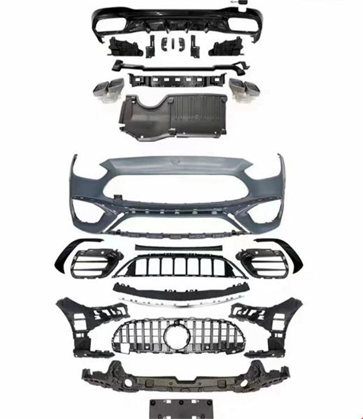 Mercedes C63 Amg Body Kit On Tampon + Difuzor W206 21> - Vortex V2205485