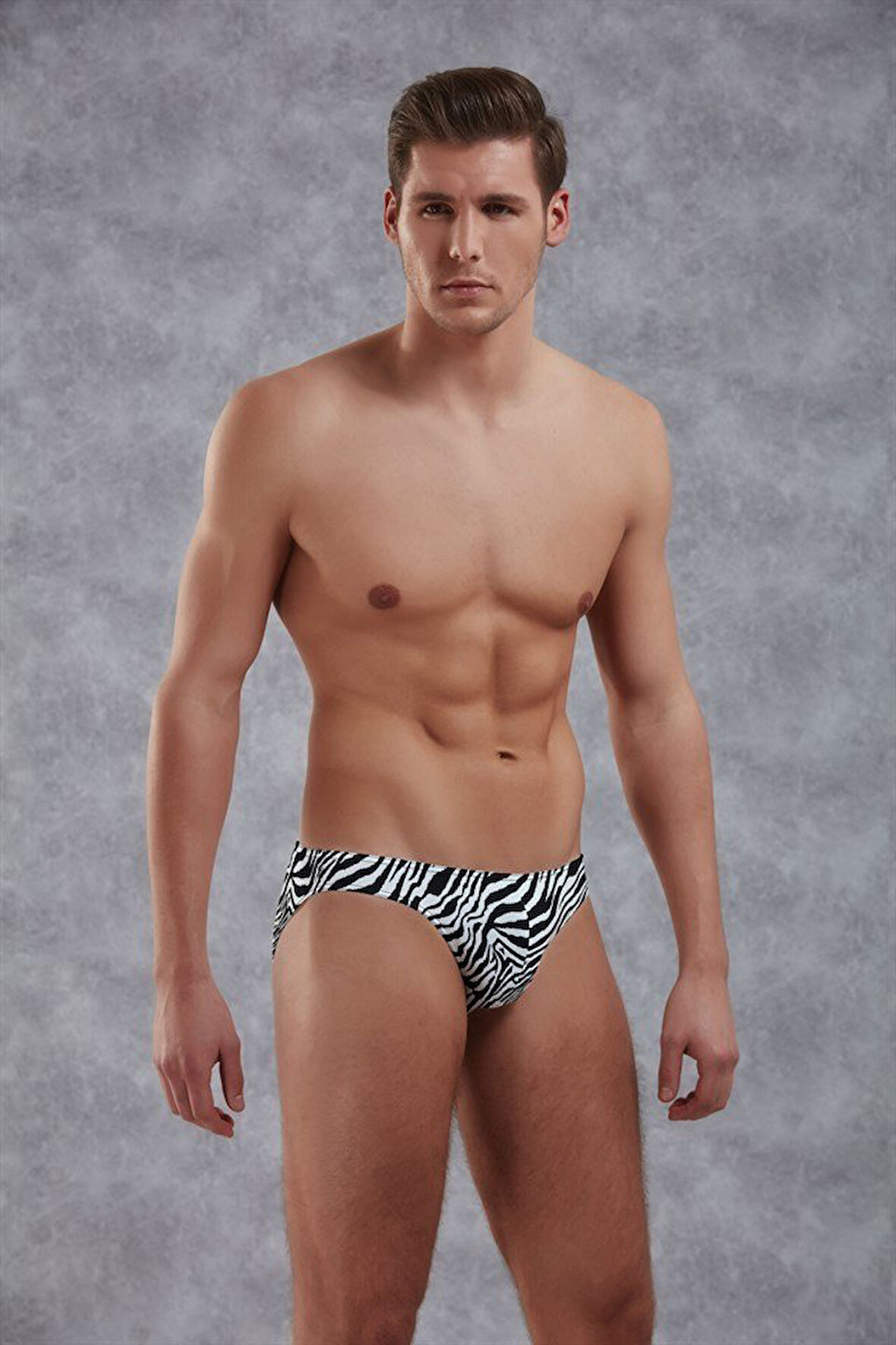 Doreanse Zebra Desen Erkek Slip Külot 1345