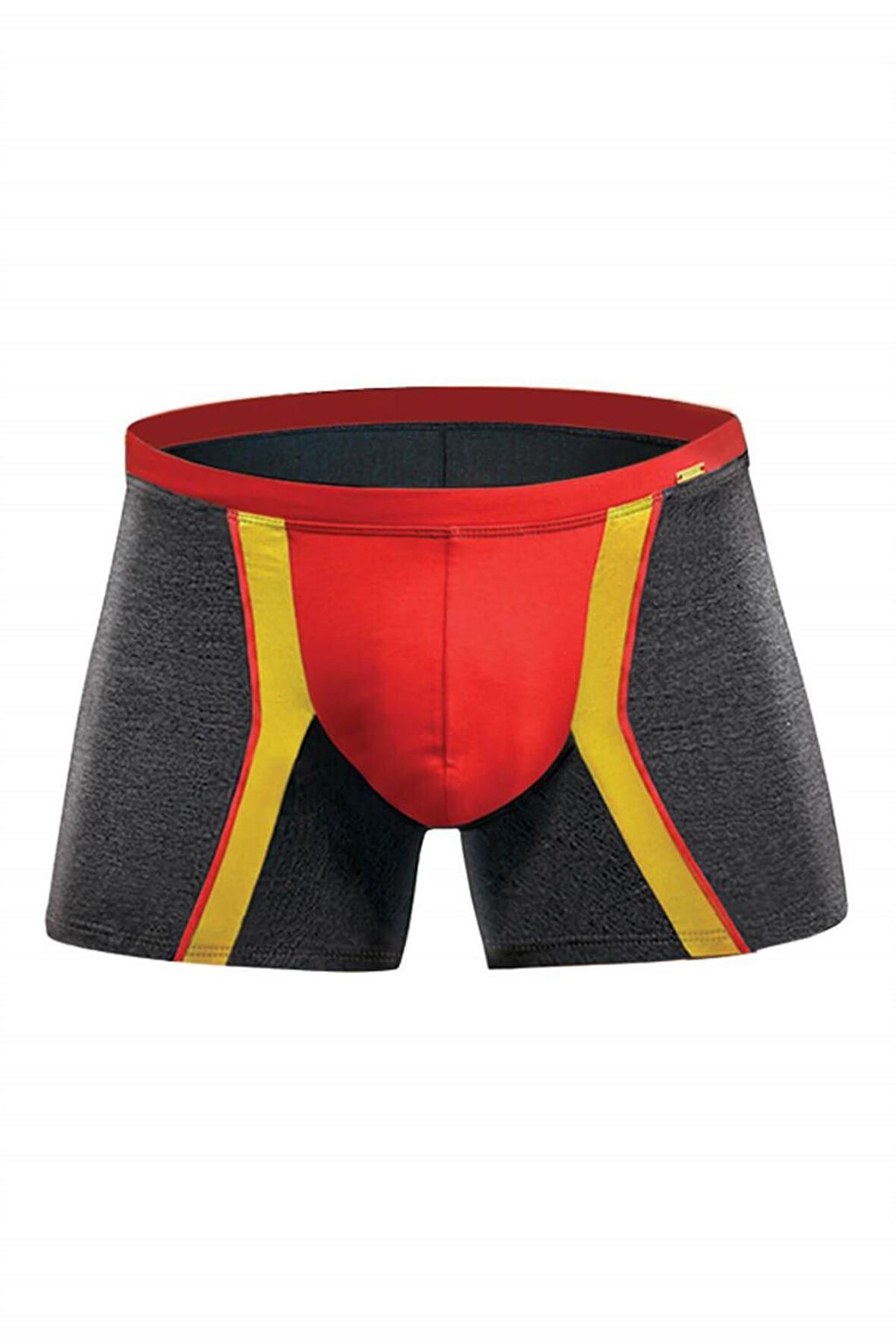 DOREANSE 1720 ERKEK MODAL ÇİZGİLİ TORBALI KIRMIZI BOXER