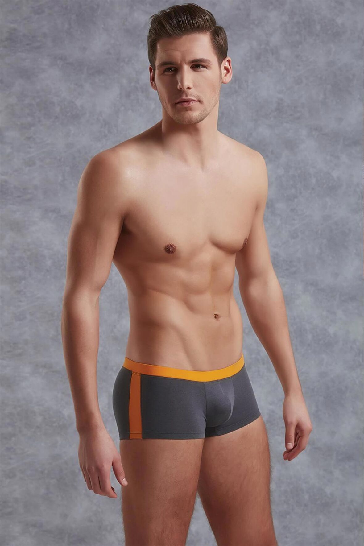 DOREANSE 1744 ERKEK MODAL TORBALI MİNİ PAÇA ANTRASİT BOXER