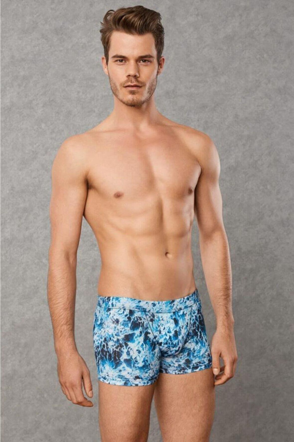 Erkek Mavi Boxer 1805