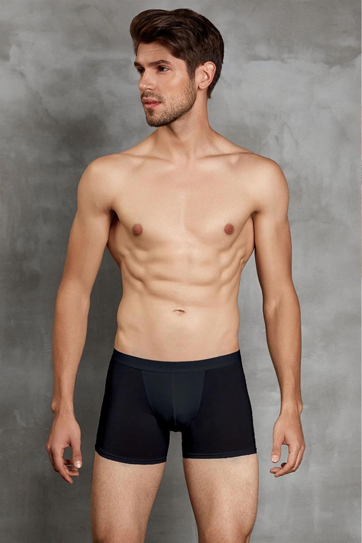 DOREANSE 1500 ERKEK TORBALI PAMUK SİYAH BOXER