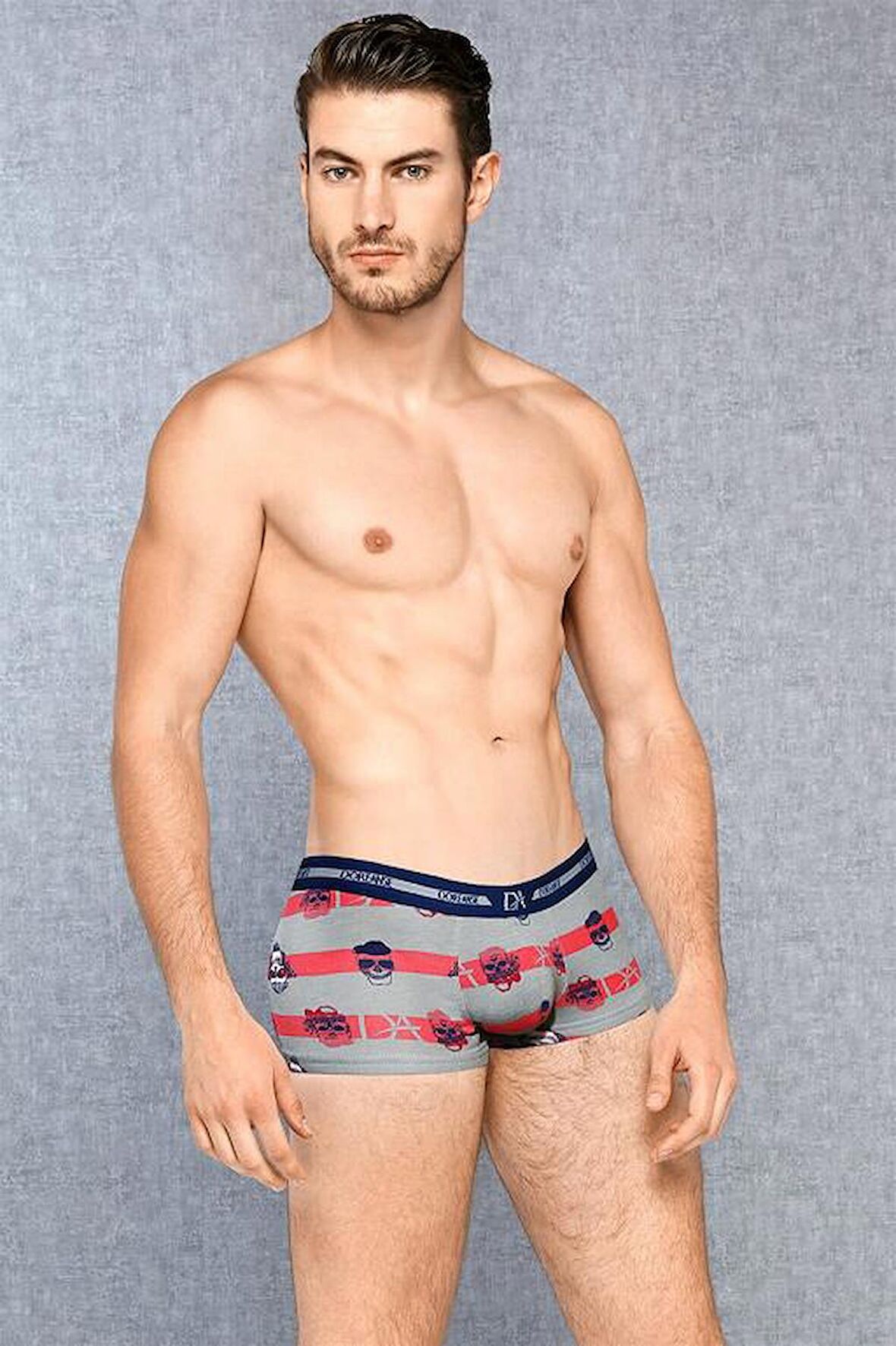 DOREANSE 1737 Modal Çok Renkli Baskılı Torbalı Mini Paça Box