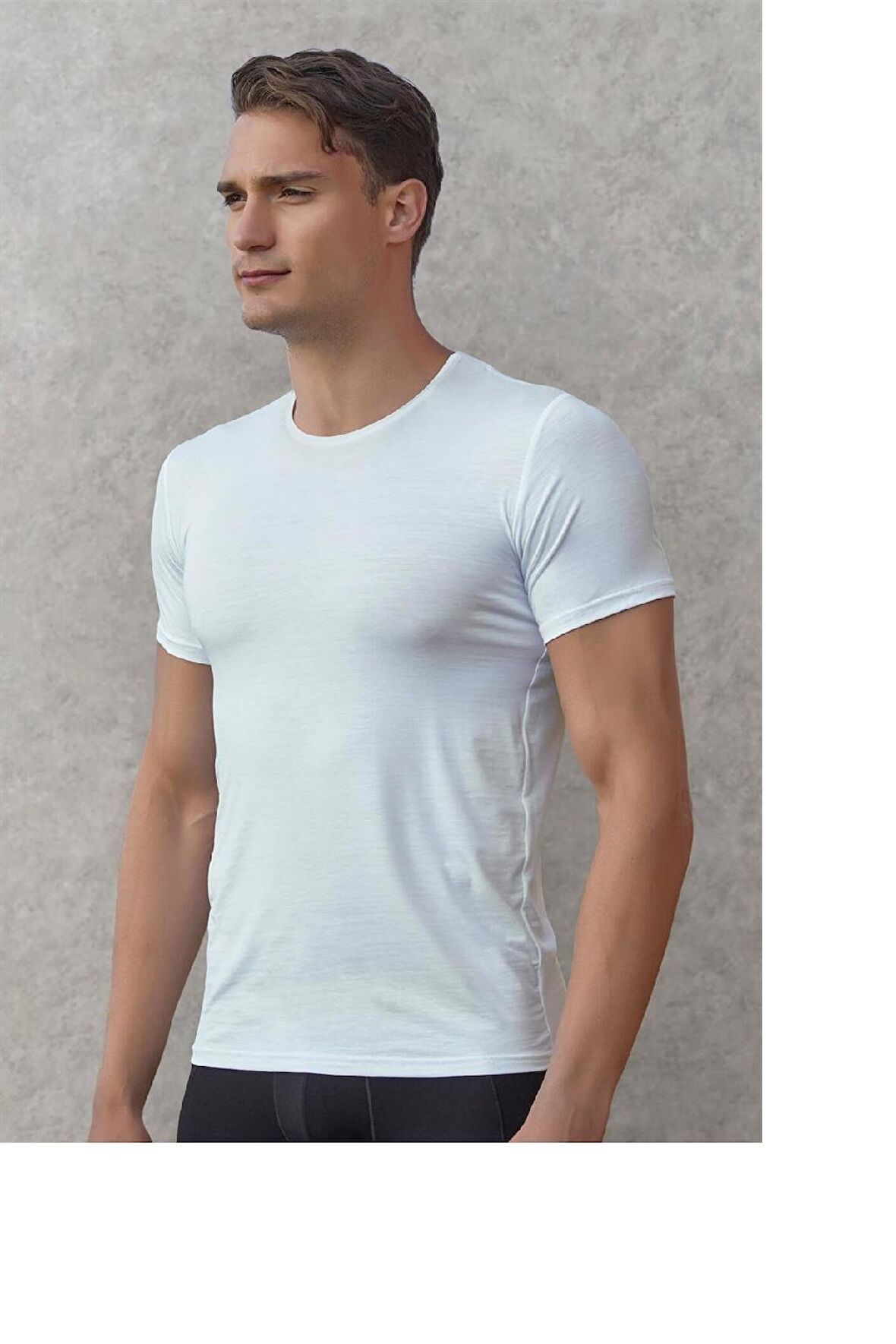 DOREANSE 2566 ERKEK  BASİC t-shirt
