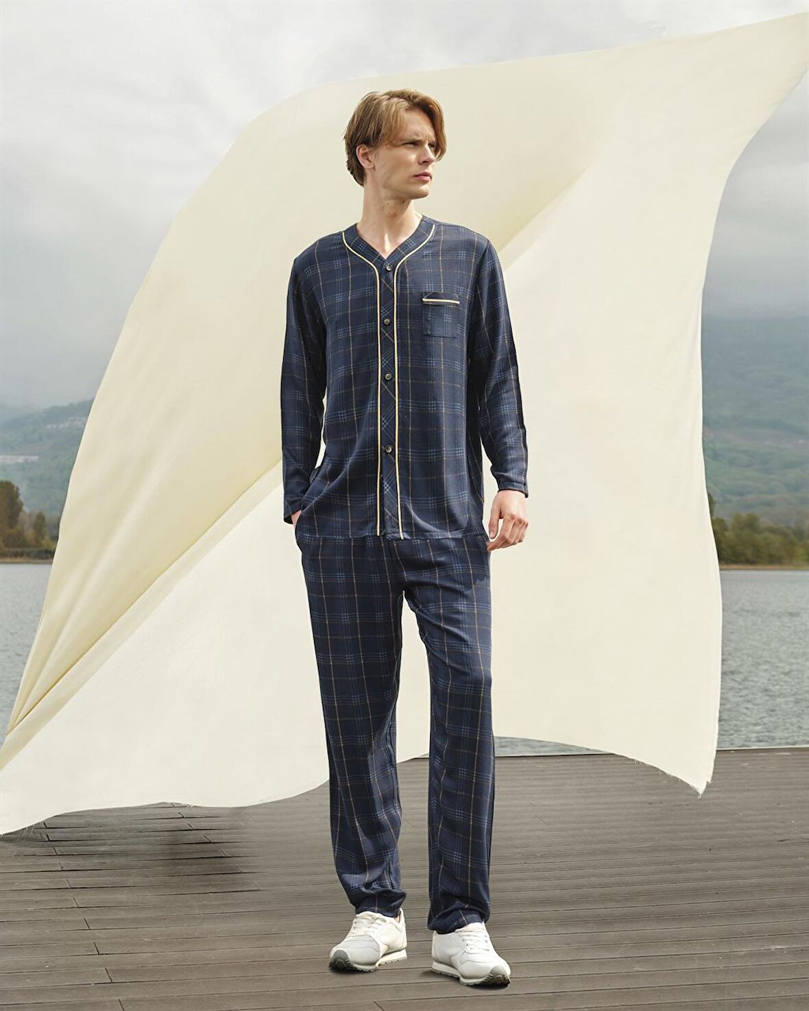 DOREANSE 4563 ERKEK T-SHİRT PANTOLON TAKIM