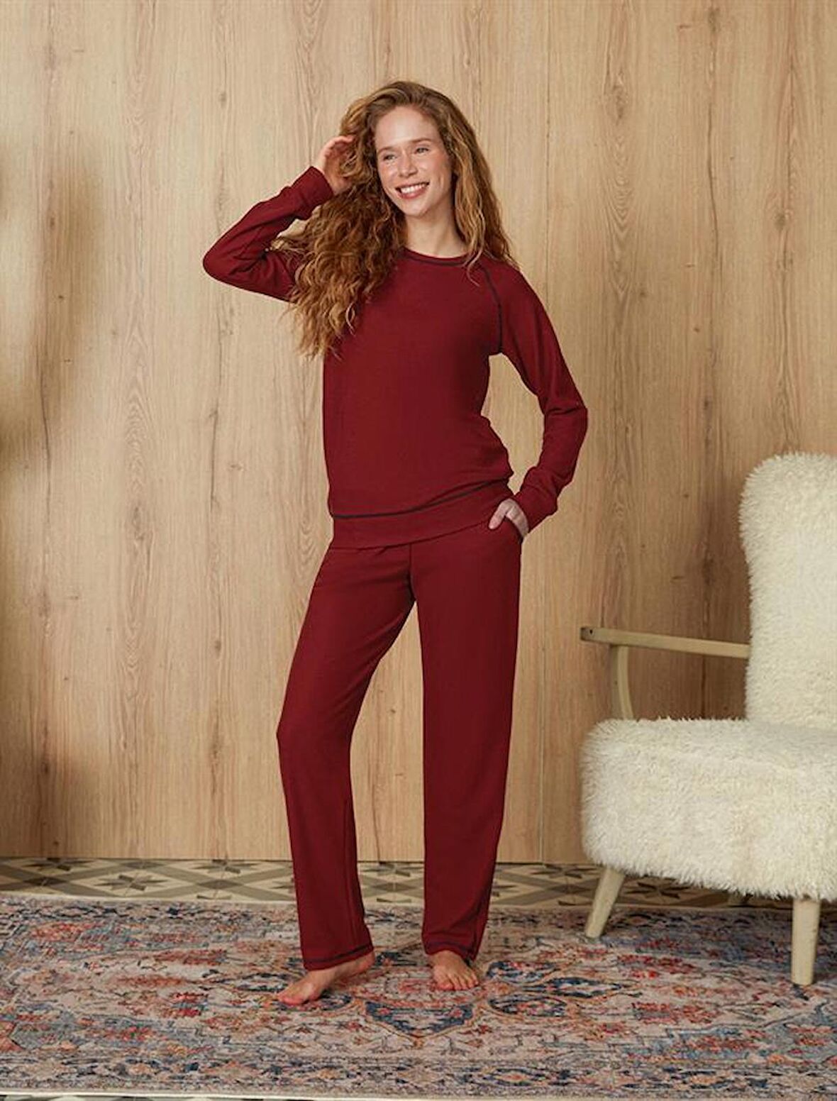 DOREANSE 4194 KADIN t-shirt & PANTOLON TAKIM