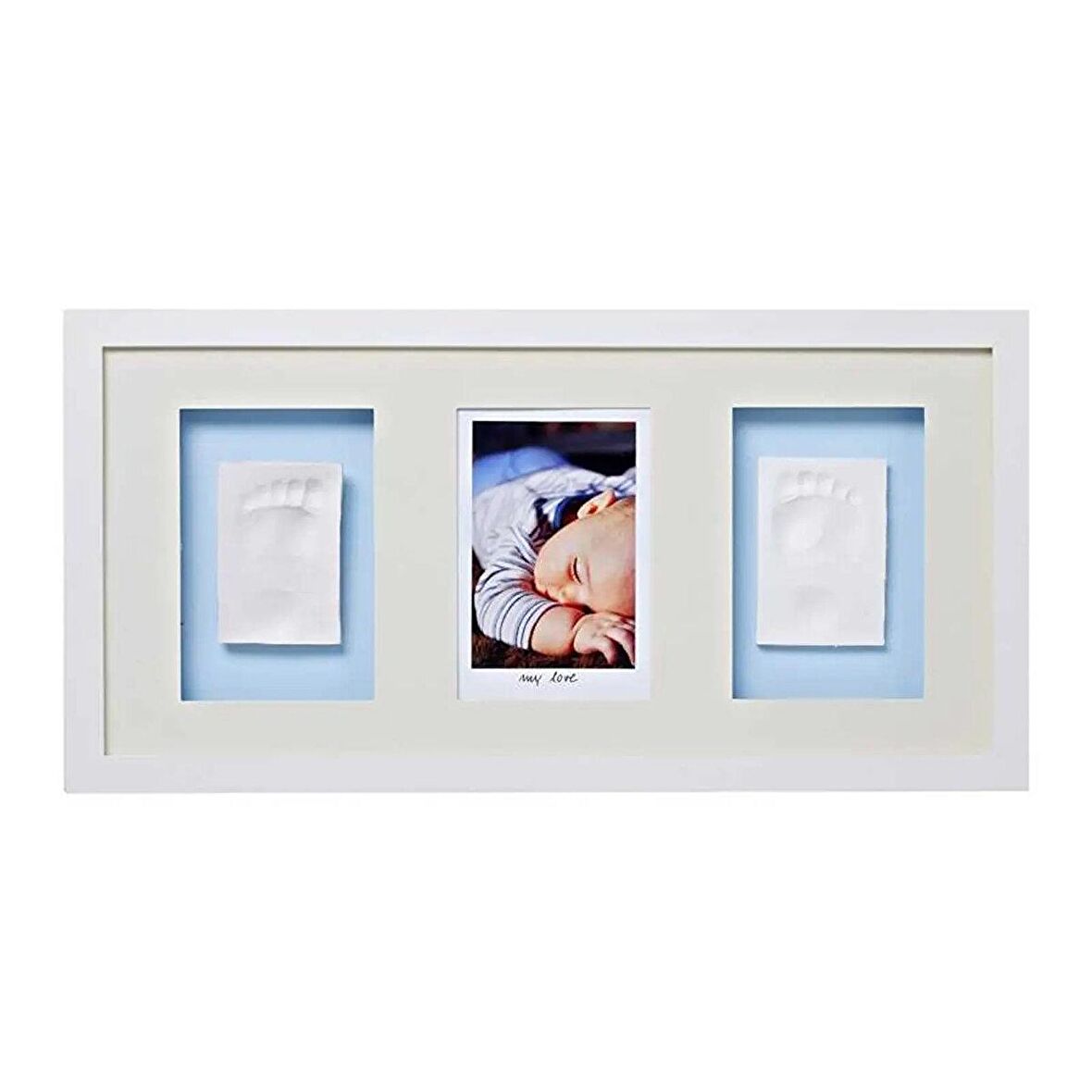 Baby Memory Prints Üçlü Frame Beyaz