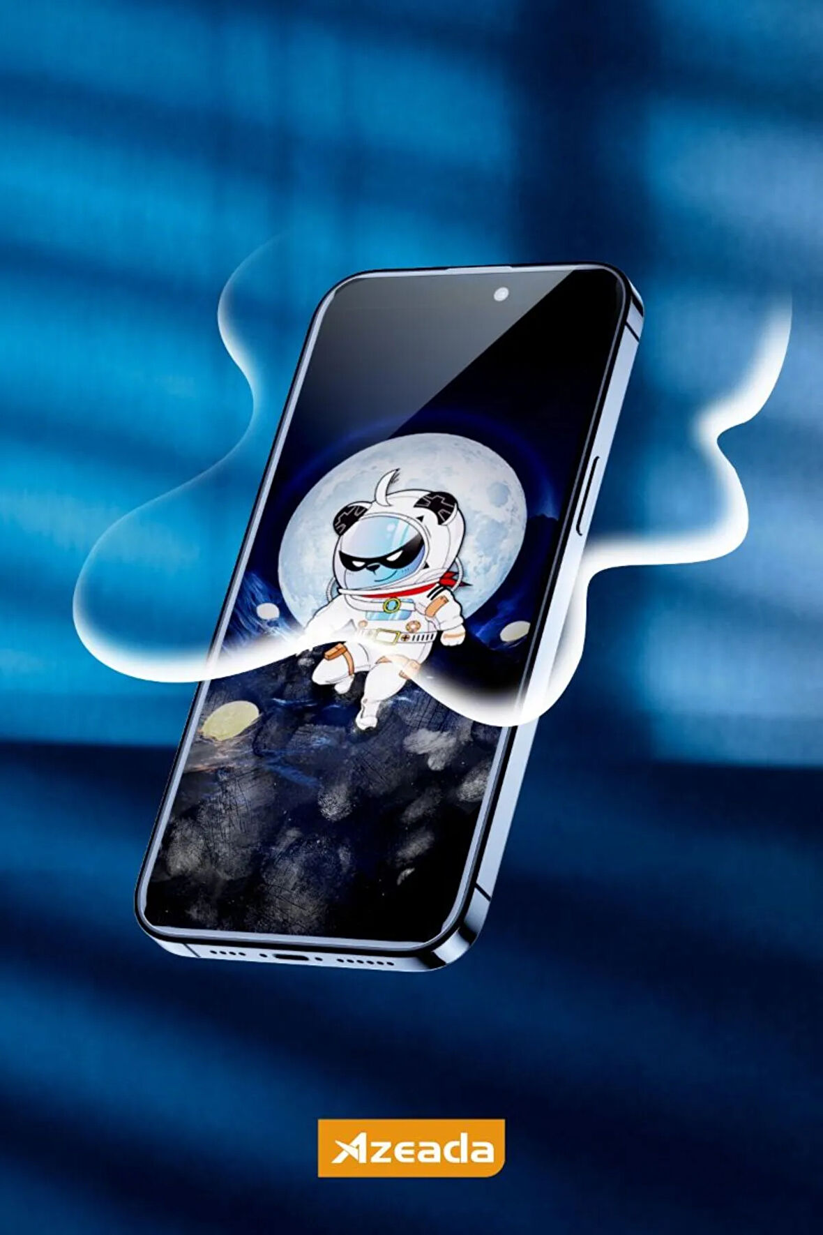 İphone 16 Pro Max Uyumlu Premium Çizilmez Tam Kaplama Ekran Koruyucu Kırılmaz Cam ESD - Metal Kutulu