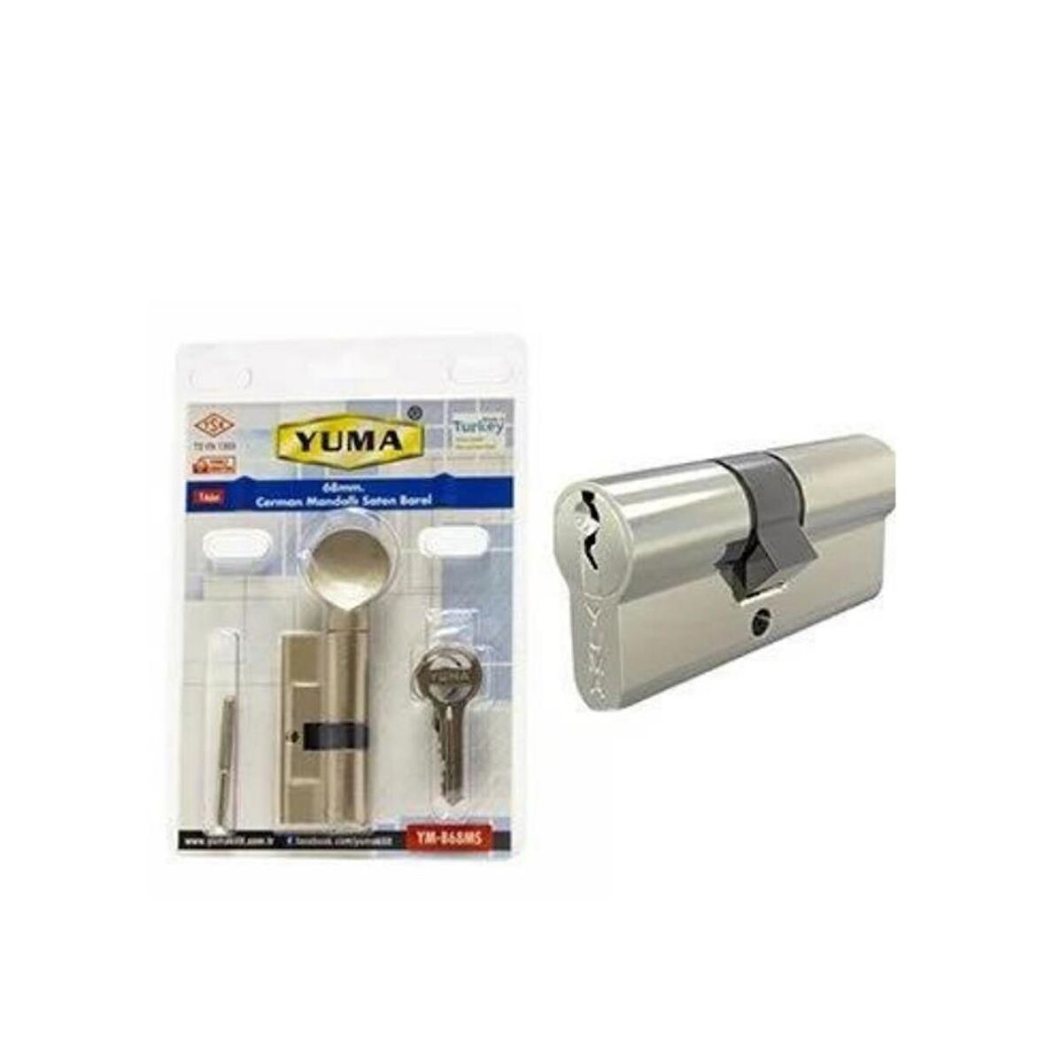 Yuma YM-B68MS Cerman Mandallı Saten Barel 68 mm