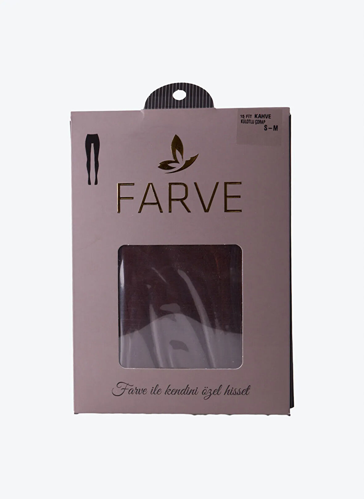 Farve Kahve Kadın Külotlu Çorap FRV07