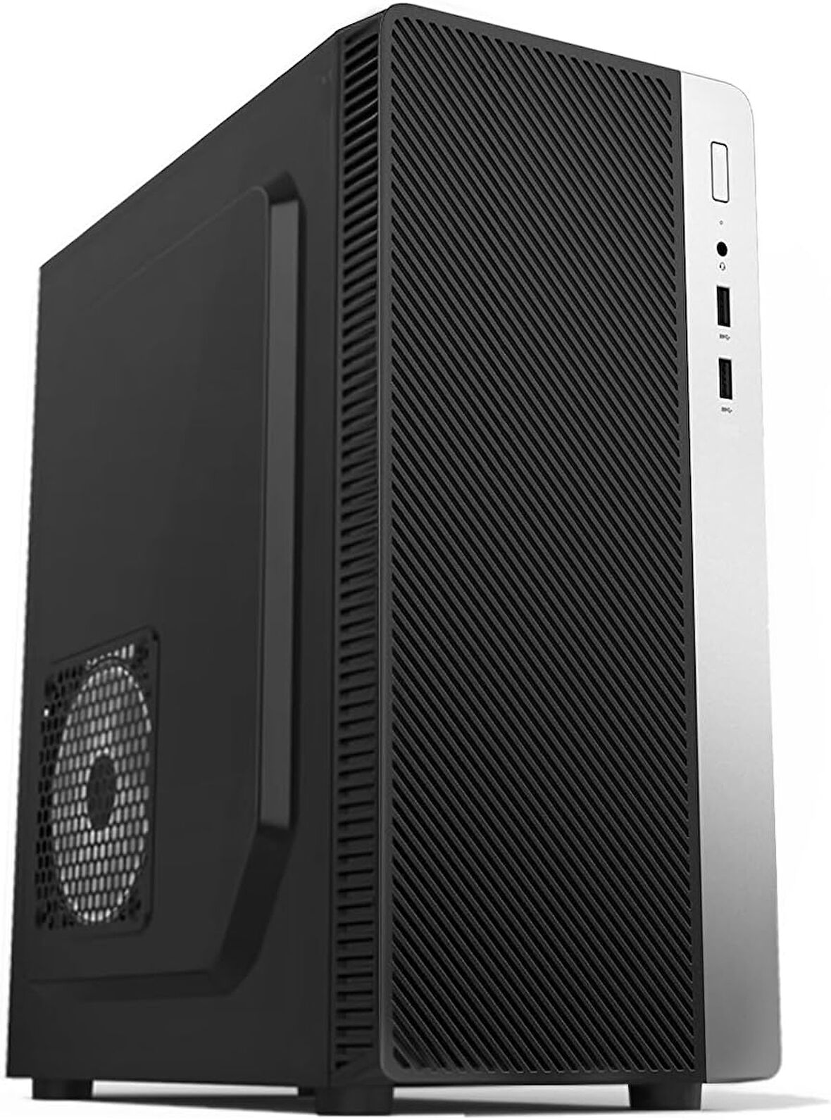 Mesh Panel Triple Standart Fansız Boş ATX PC Ofis Bilgisayar Kasası
