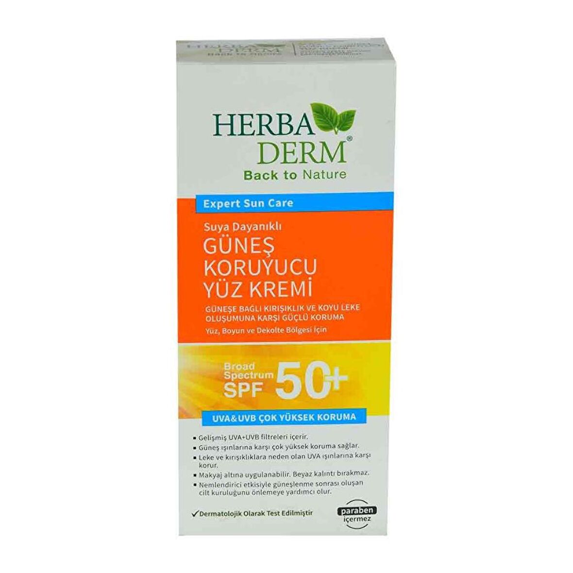 Güneş Bakım Kremi 50 Faktör SPF 75ML