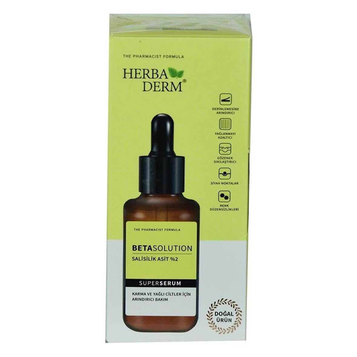 Herbaderm Superserum Betasolution Karma ve Yağlı Ciltler 30ML