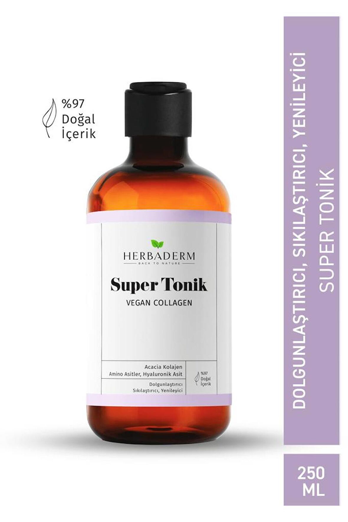 Herbaderm Vegan Collagen Dolgunlaştırıcı Super Tonik 150 ml