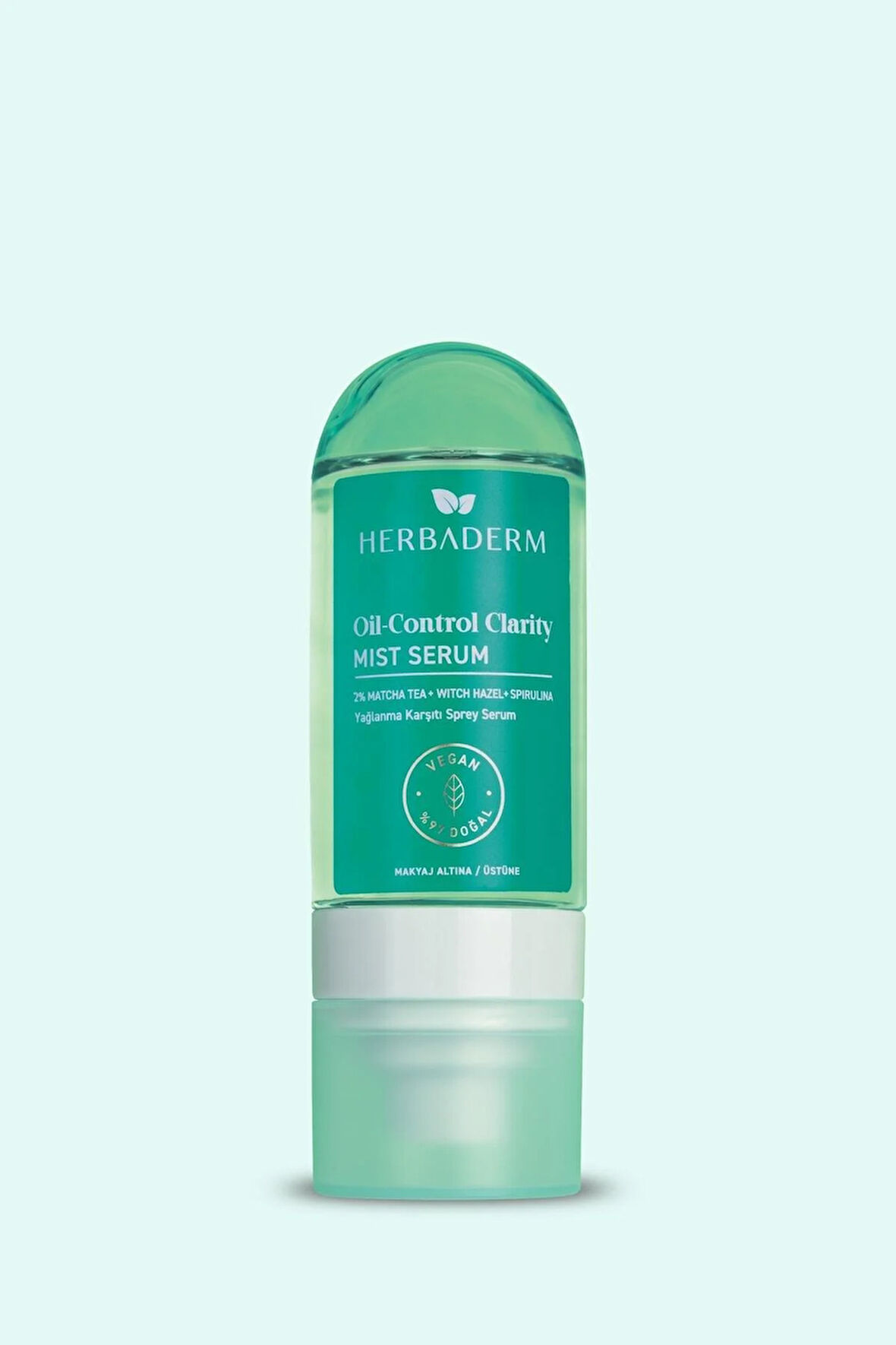 Herbaderm Yağlanma ve Gözenek Karşıtı Mist Serum, Makyaj Altına/Üstüne 80 ml