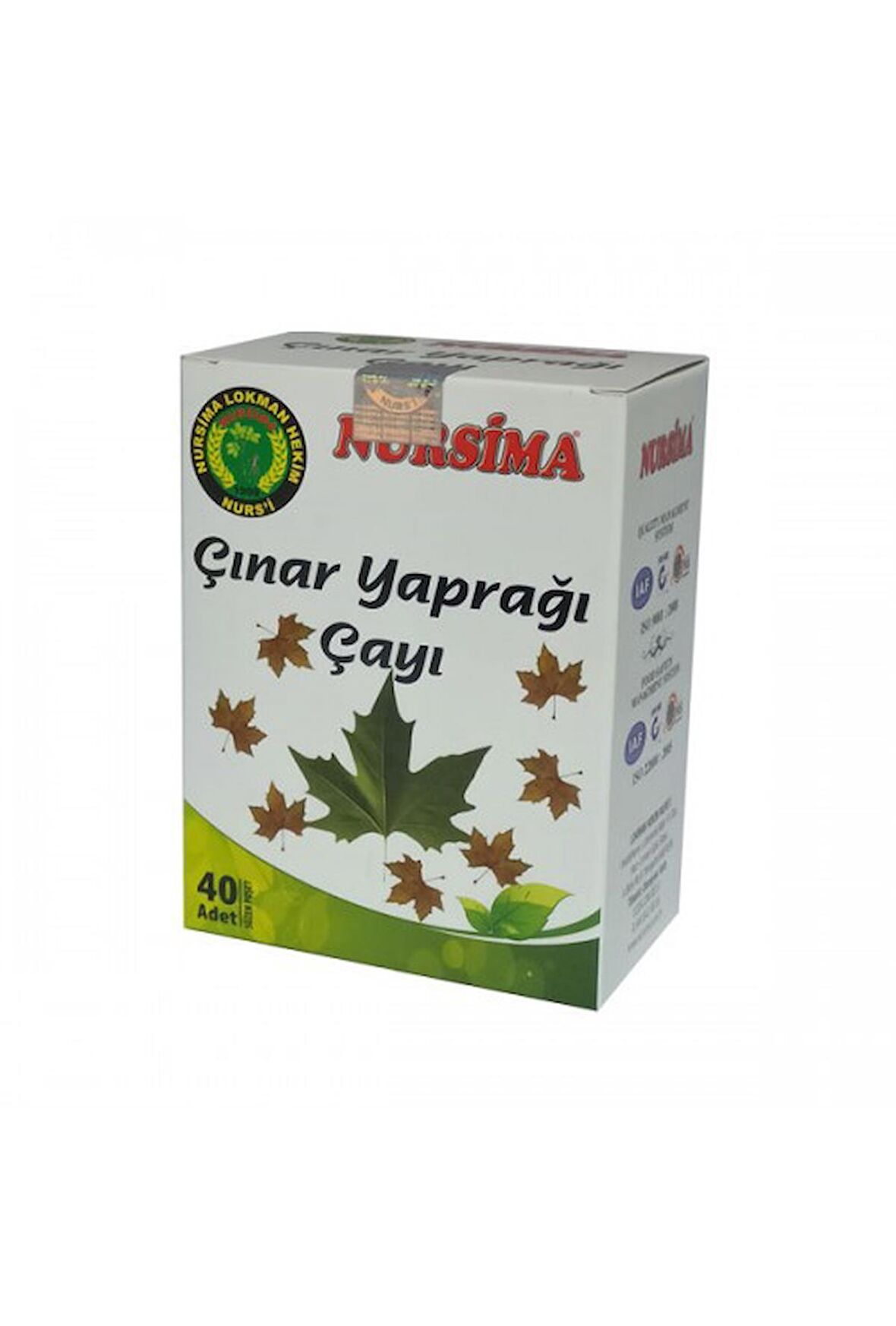 NEŞE NATURAL ÇINAR YAPRAĞI BİTKİ ÇAYI 40 ADET SÜZEN POŞET
