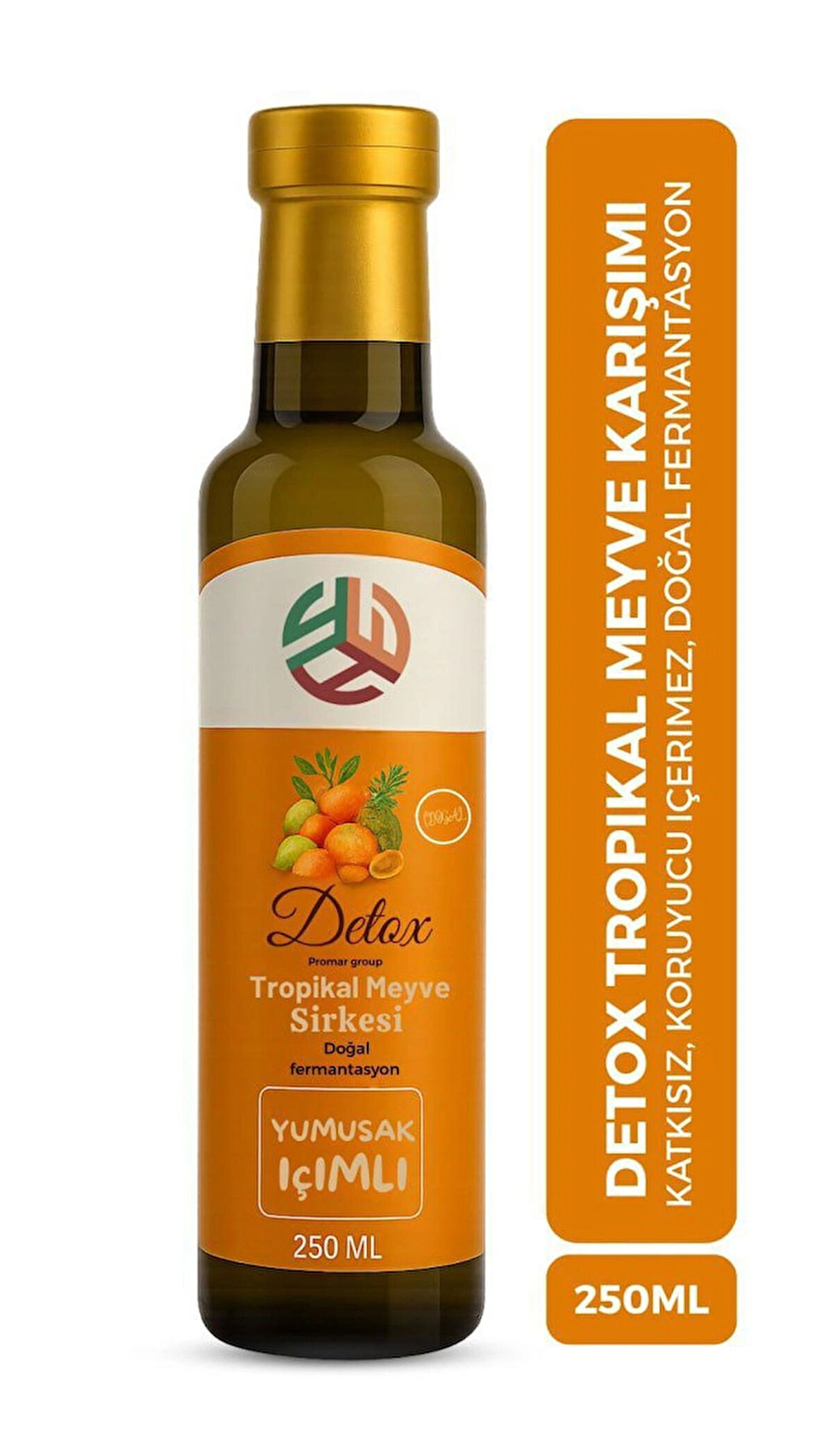 PROMAR DETOX TROPİKAL MEYVE SİRKESİ 250 ML