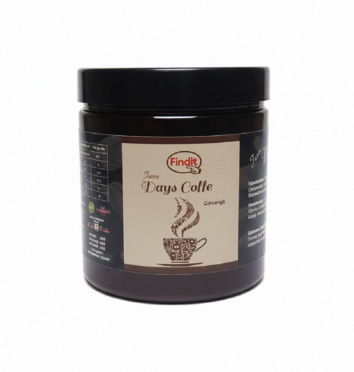 Findit Form Dayss Coffee-Ginsengli 100 gr