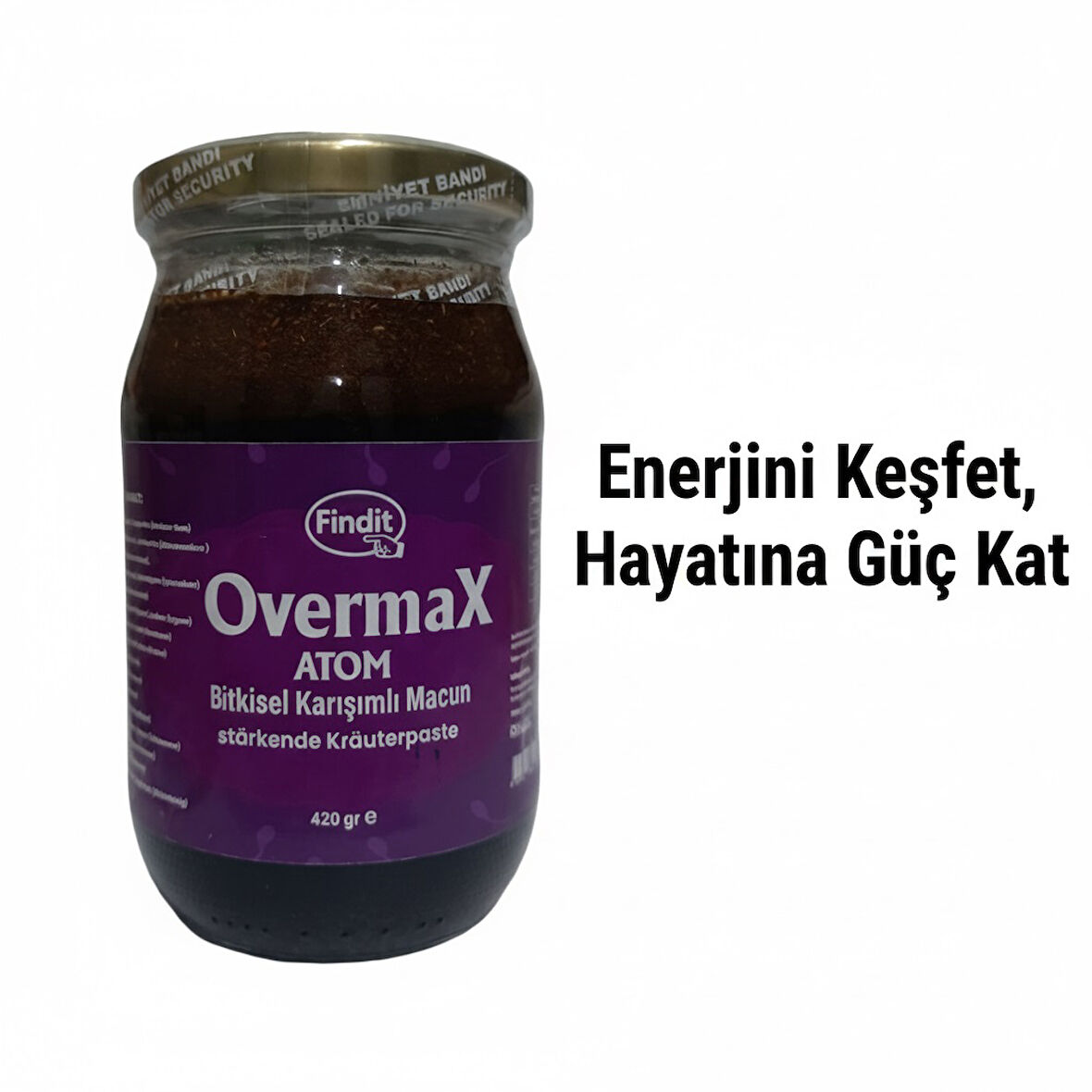 Findit Overmax Bitkisel Karışımlı Atom Macun 420 gr