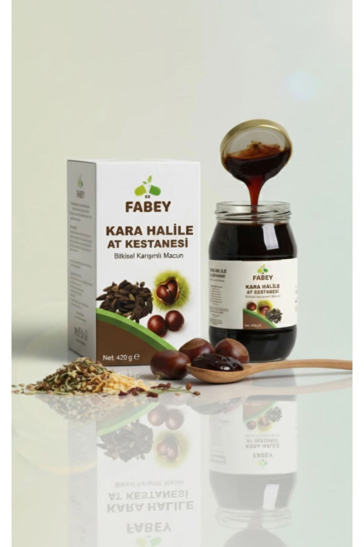 esfabey Kara Halile At Kestanesi Bitkisel Karışımlı Macun 420gr