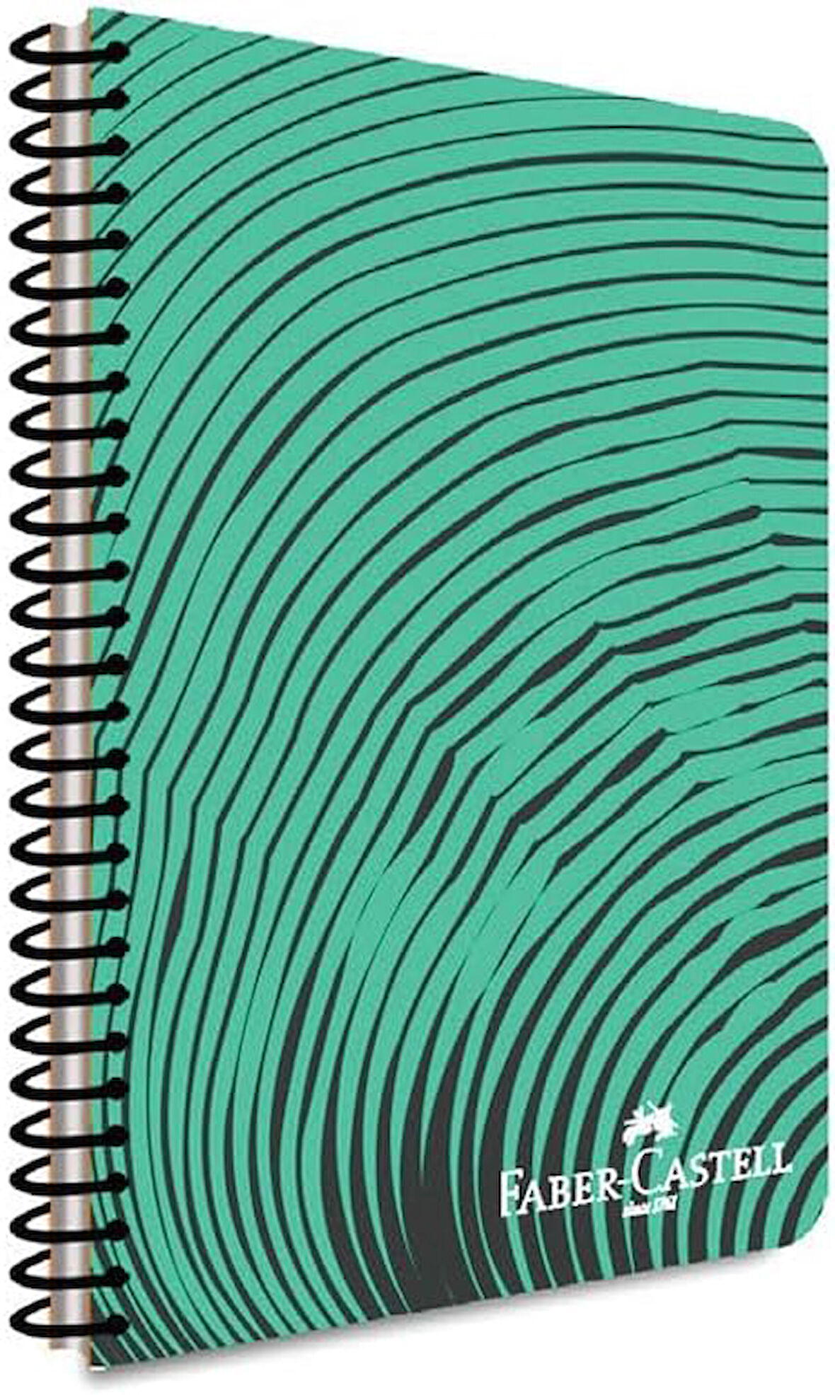 Dalga Desenli Spiralli Defter, A4, 140 Yaprak, 70g Kağıt, Kareli, 500 Mikron PP Kapak, PET Spiralli, Dayanıklı ve Kullanışlı, Asorti Renkler
