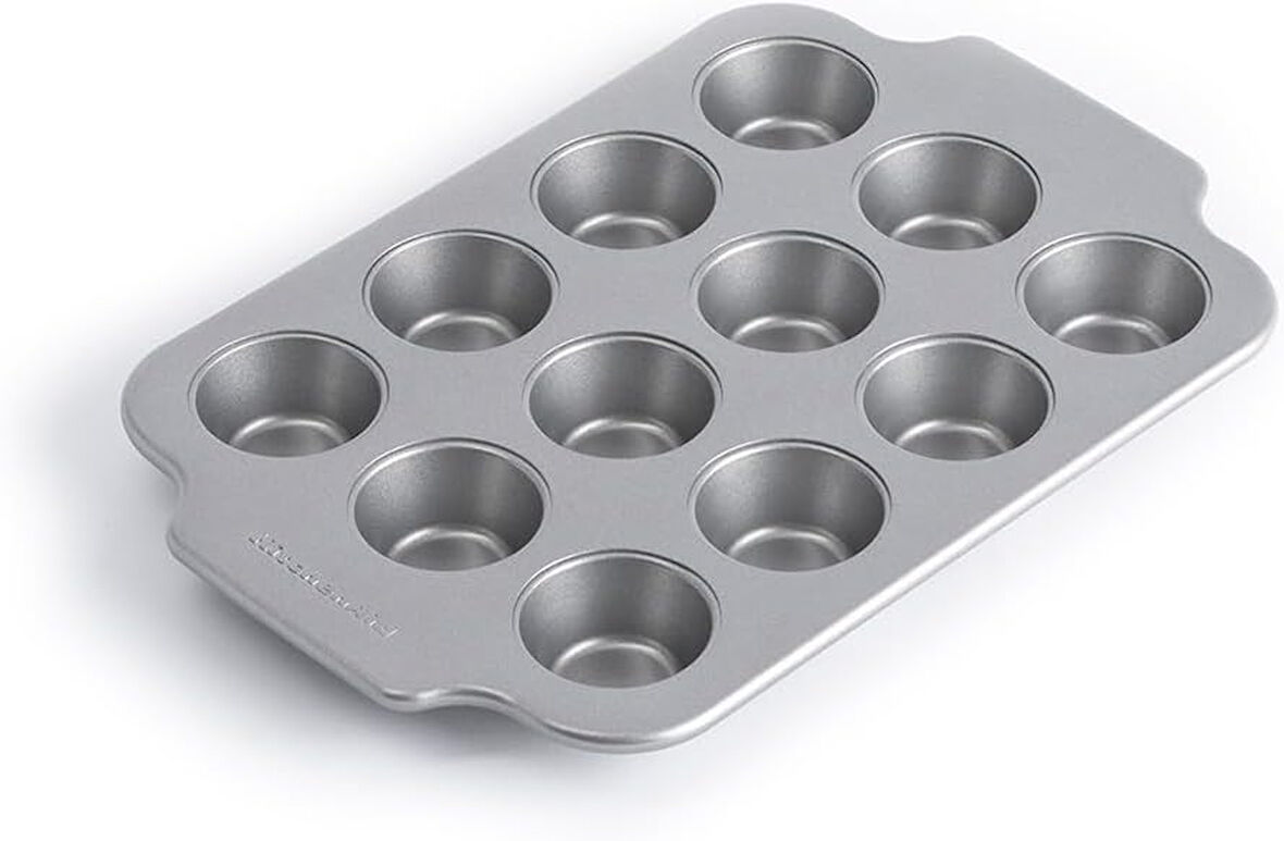 CC006067-001 12 Fincan PFAS içermeyen yapışmaz mini muffin tepsisi, alaşımlı çelik