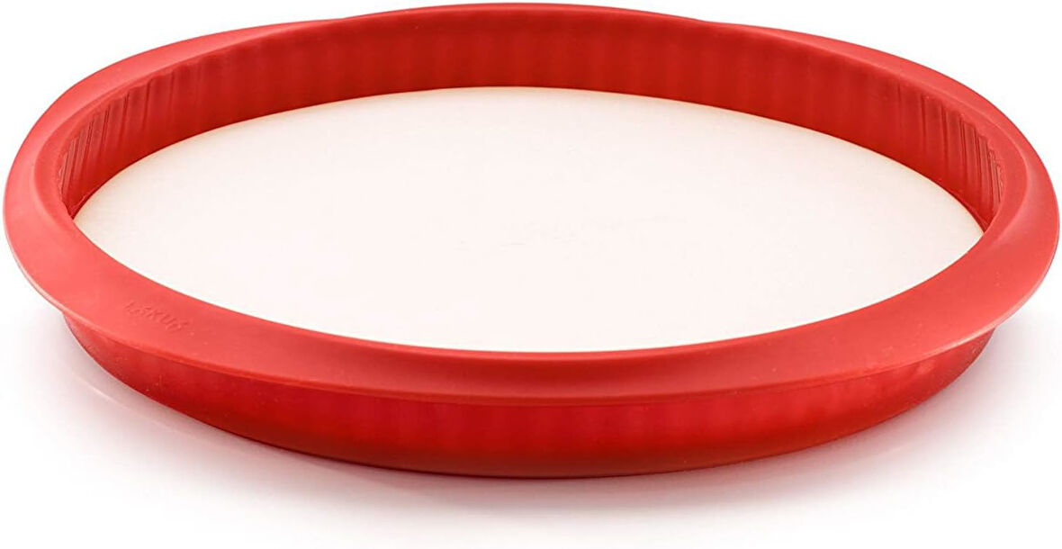 Kırmızı Silikon Tart Kalıbı 28 cm