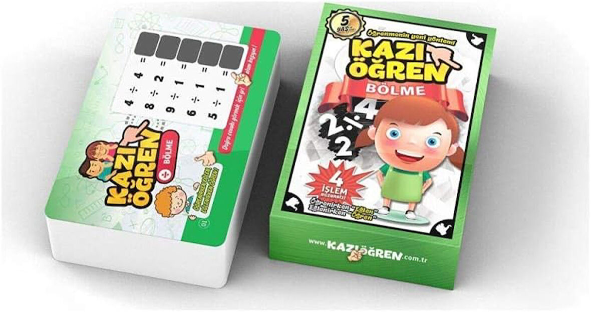 Öğren Bölme Eğitim Kartları Ve 4 İşlem Egzersizleri