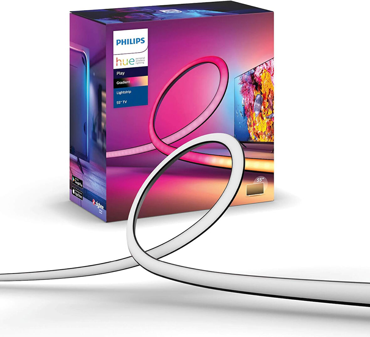 Hue Lightstrip Gradient TV 55" Akıllı Renkli LED Şerit Aydınlatma
