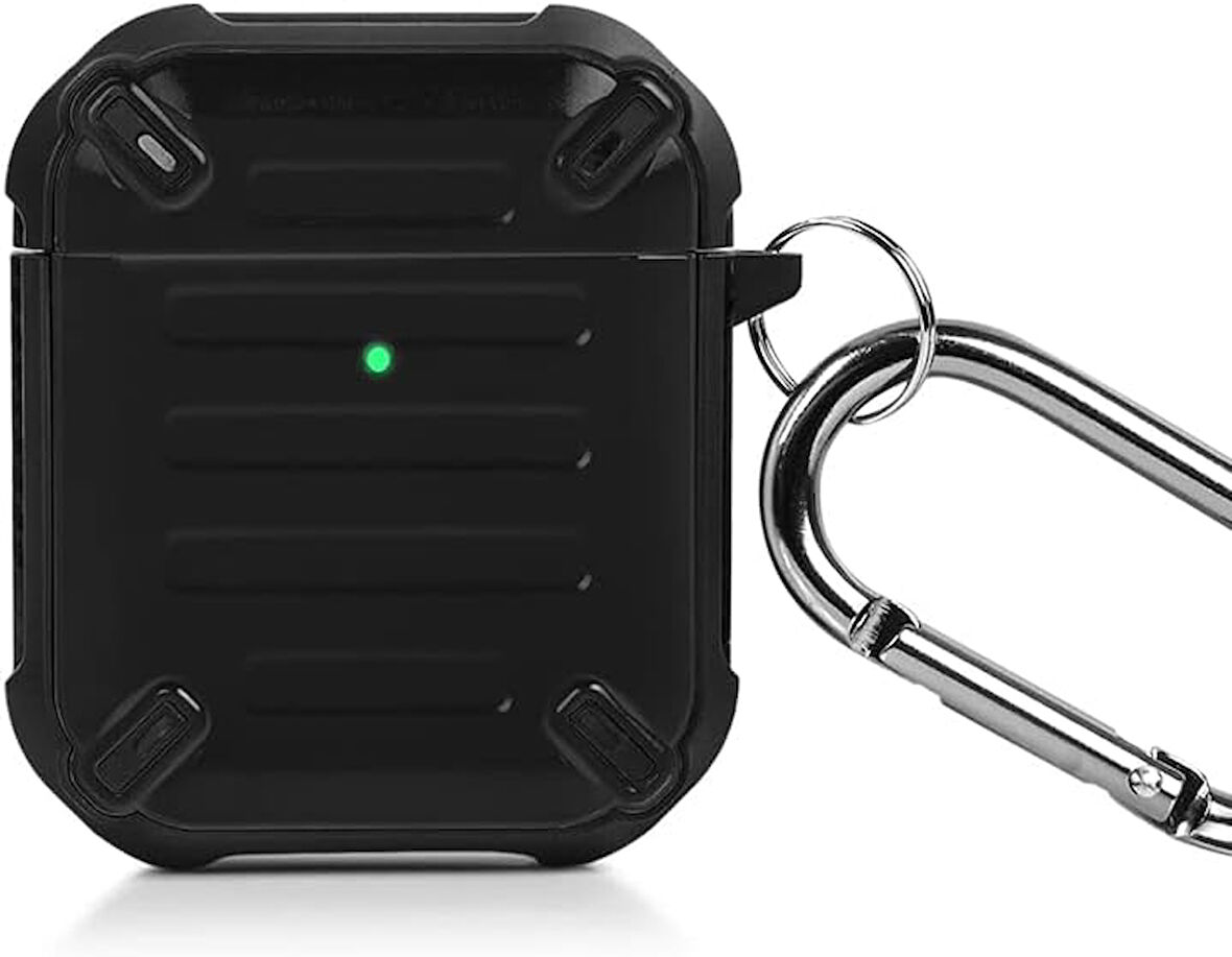 Apple AirPods Armor Kılıfı, Siyah