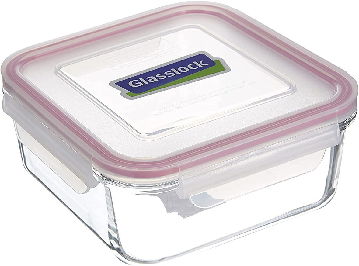 Glasslock Kare Plus Cam Saklama Kabı 1180 Ml
