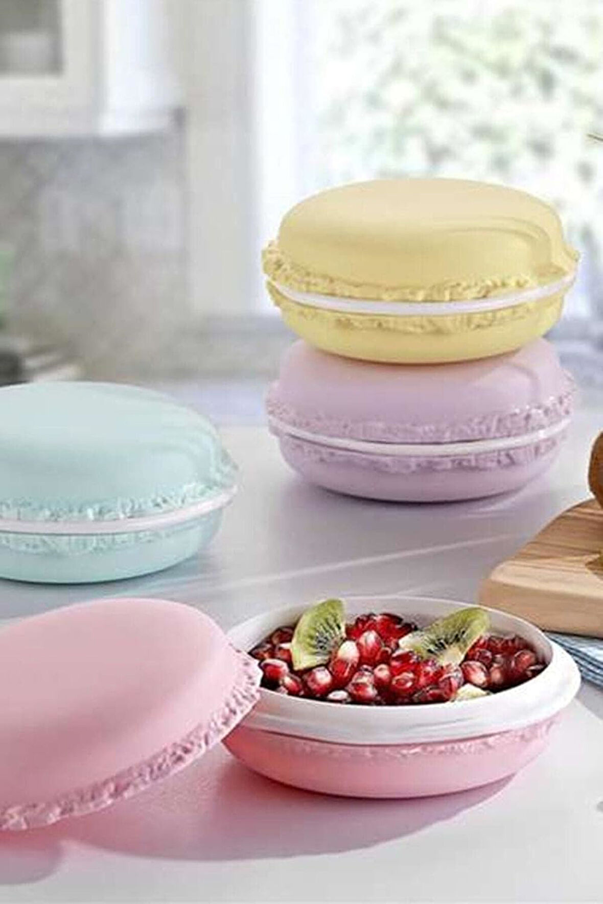 Makaron Şeklinde Saklama Kabı 400 ml 1 adet