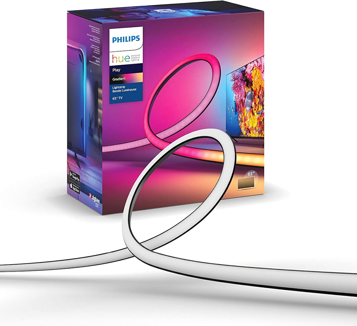 Hue Lightstrip Gradient TV 65" Akıllı Renkli LED Şerit Aydınlatma