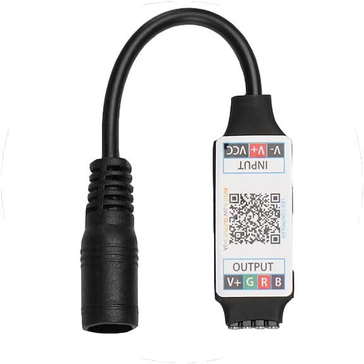 Şerit Led Kontrol Cihazları - Bluetooth, Sese ve Müziğe Duyarlı, 24 Tuşlu - 6 Amper, 10 Metreye kadar Rgb Şerit led Çalıştırır (1, Bluetooth Kontrol Cihazı)