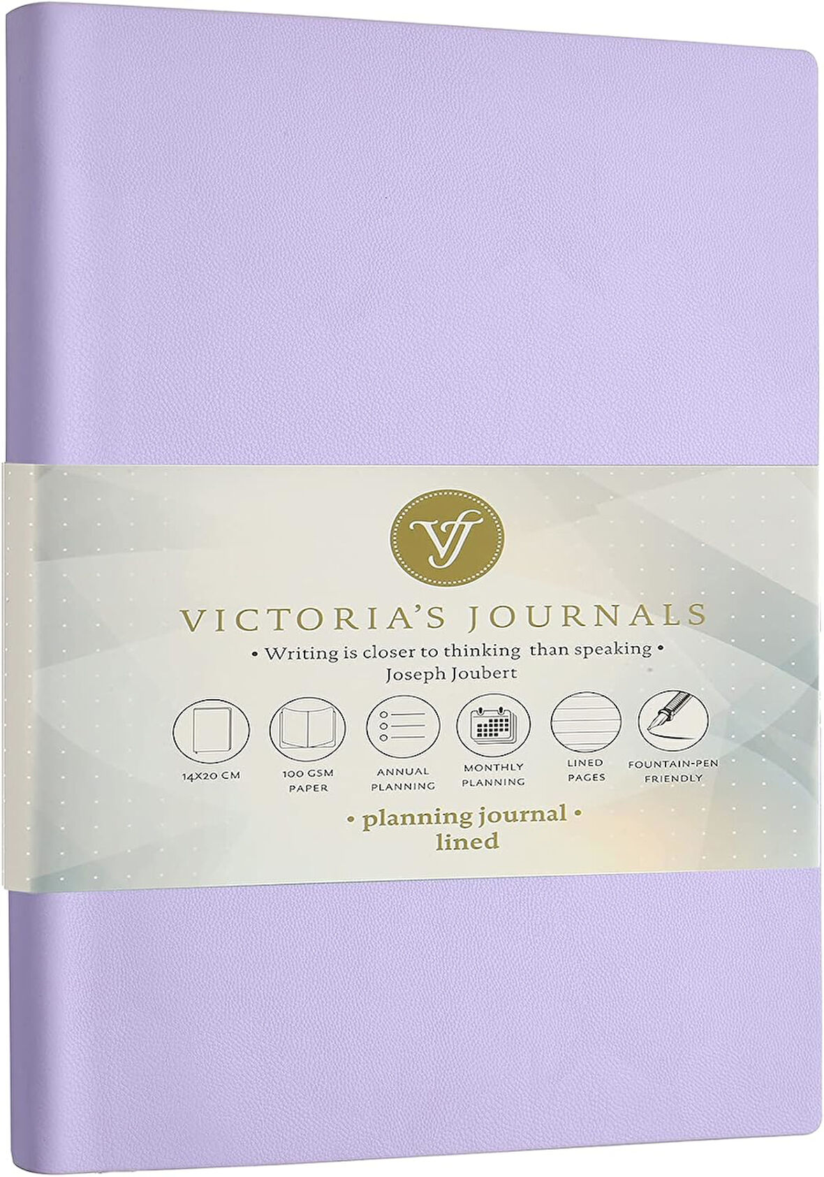 Journals Smyth Esnek Kapak Planlayıcı Defter 14x20 100gr. Çizgili (Mor)