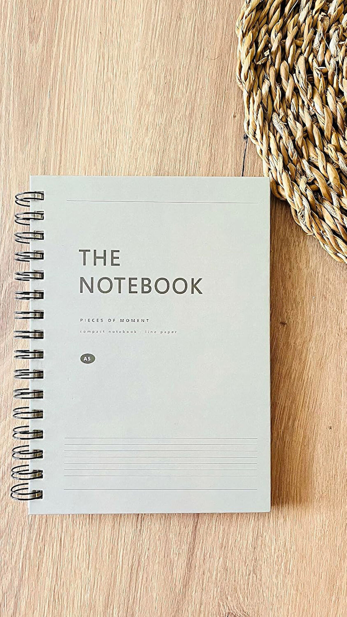Tanıtım Sert Mukavva Kapaklı Spiralli 80 Yaprak Çizgili A5 Defter, Not Defteri, Okul Defteri, 8 Farklı Renk Seçeneği, Ofis İçin İdeal, Planlayıcı (Coffee Latte Kapak Rengi)