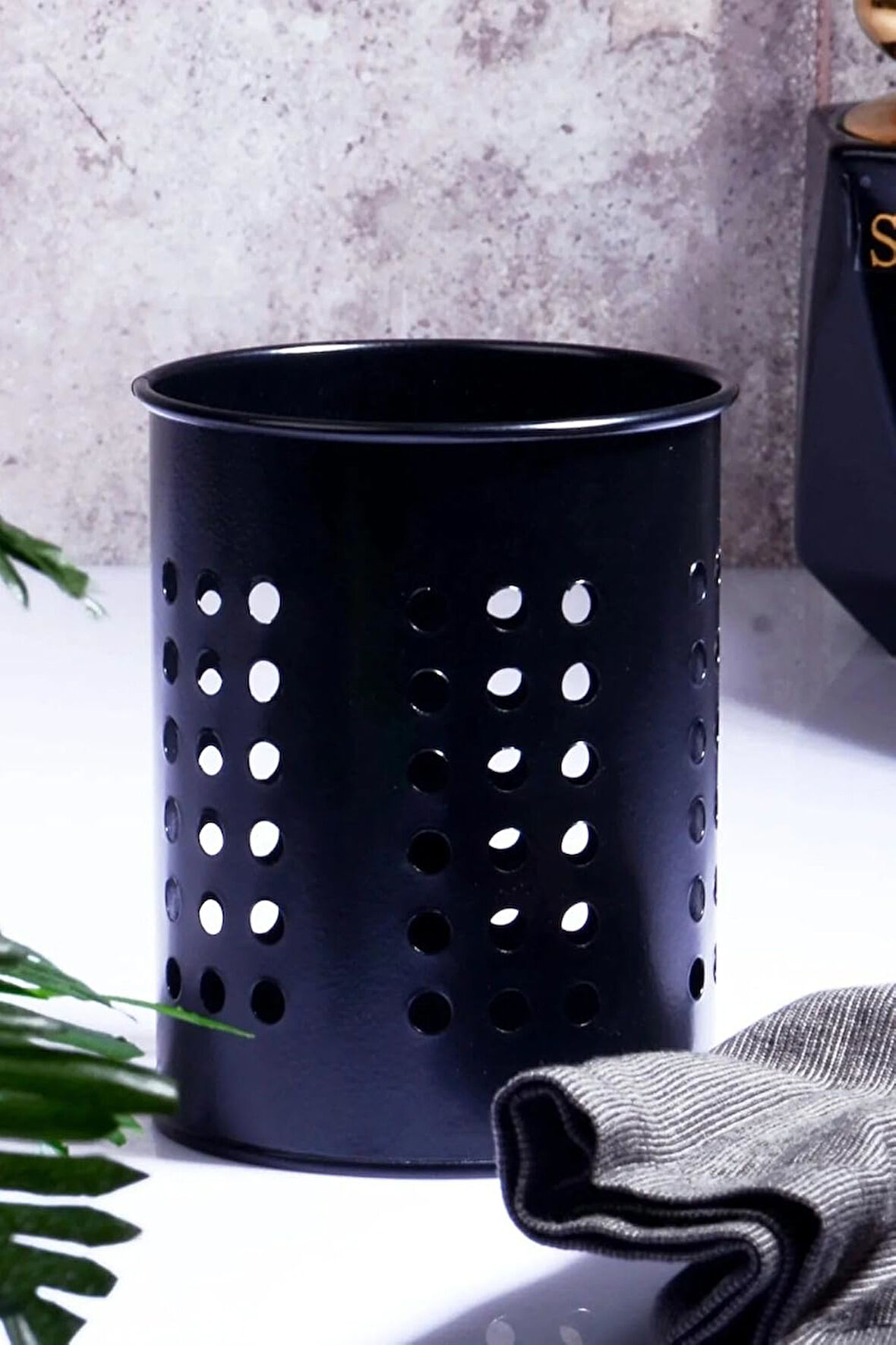 Kitchen Metal Siyah Kaşıklık siyah 30 x 34