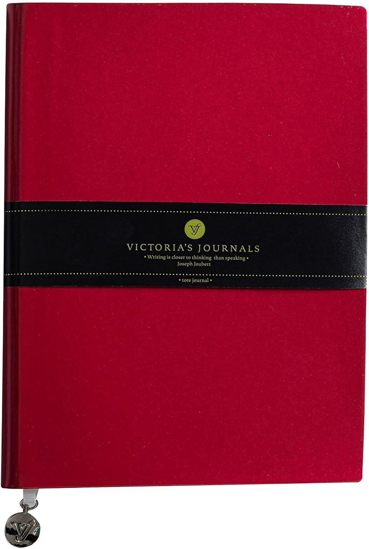 Rugan Esnek Kapak Çizgili Defter, 19x25 cm -Kırmızı