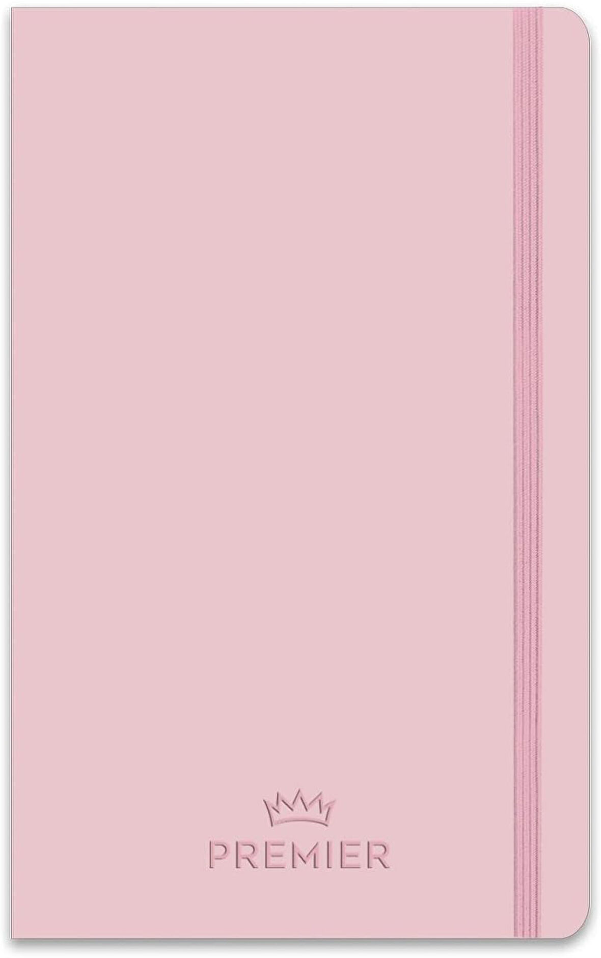 Color 13x21 96 Yaprak Kareli Ciltli Premier Defter - Pembe