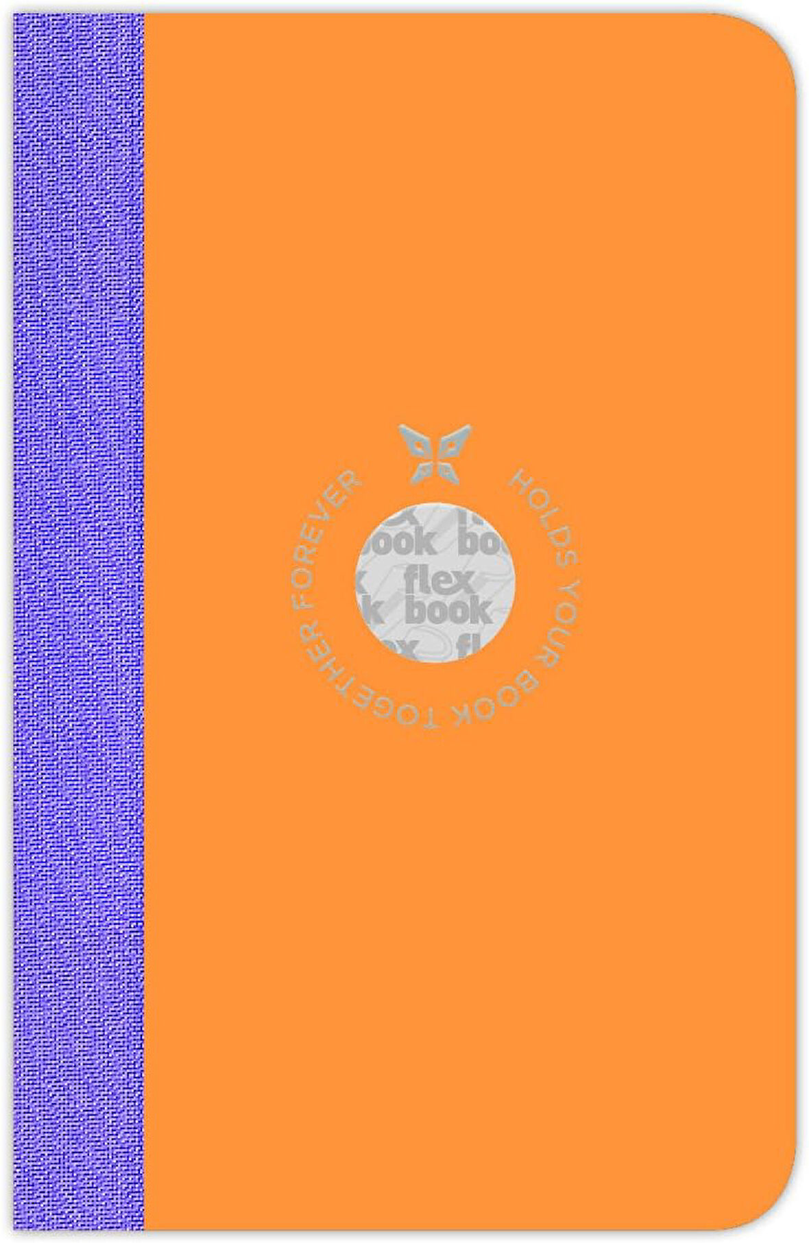 58 Esnek Turuncu Smartbook 9X14 Mor Şerit Çizgili 160 Sayfa 70Gr