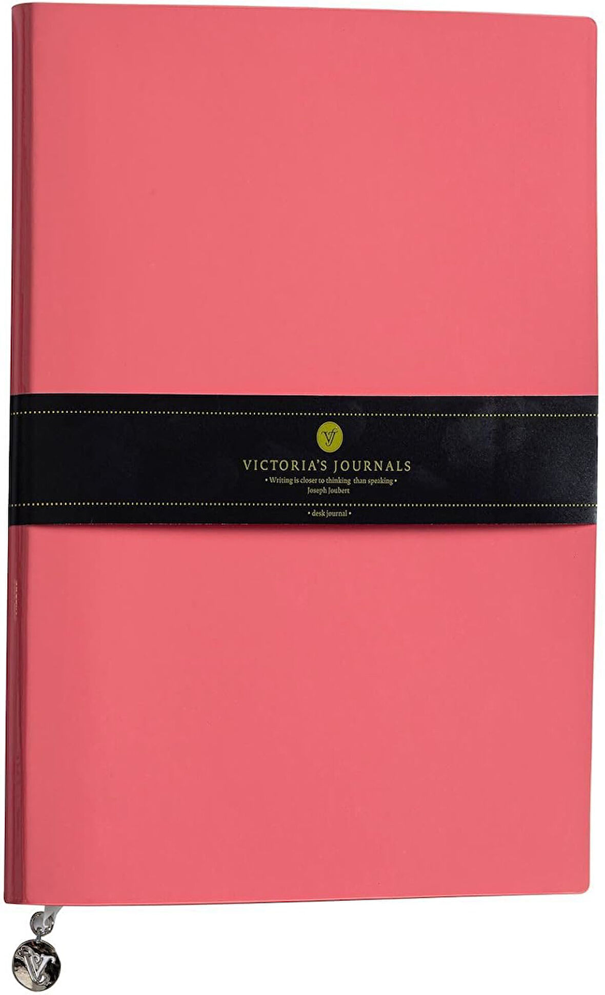 Rugan Esnek Kapak Çizgili Defter, 14.8x21 cm -Mercan