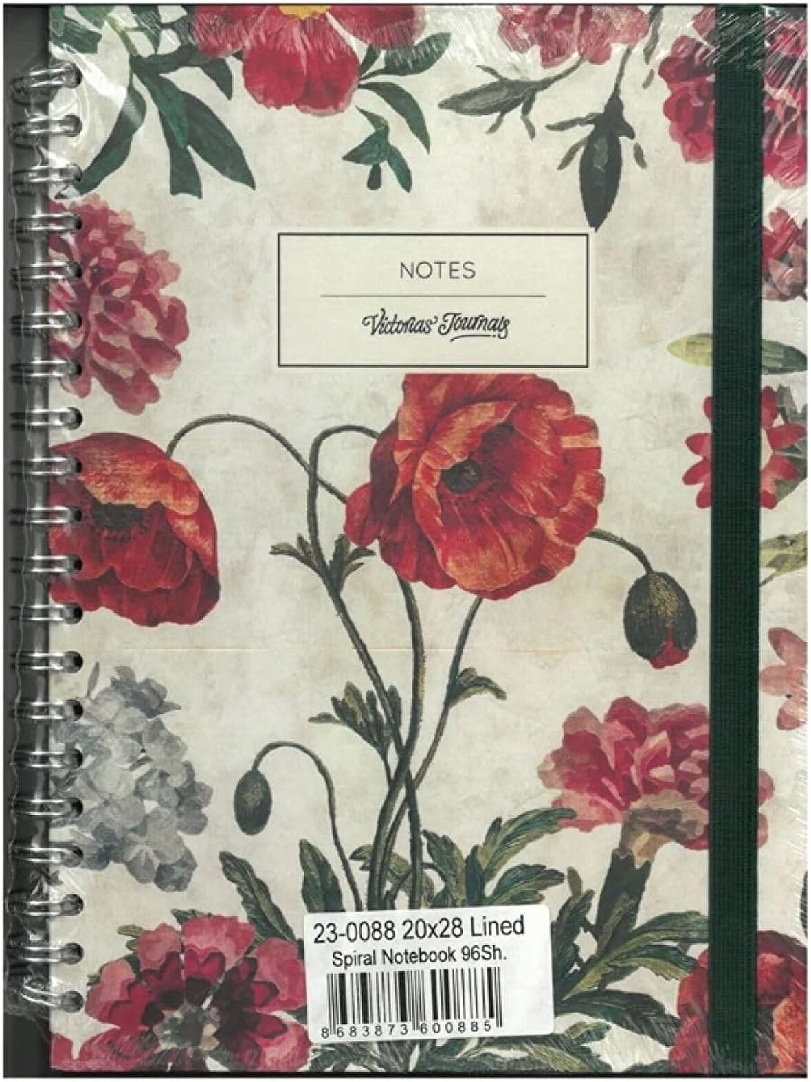 Notes 20x28cm Spiralli Sert Kapak 90gr. 96yp. Çizgili Defter